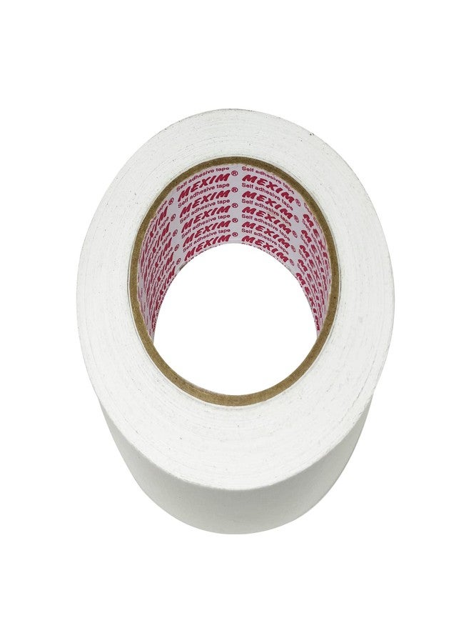 Mexim Multipurpose Duct Tape Heavy Duty Multi-Functional 48 mm x 50 meters Adhesive Tape | High Strenth Easy to Tear All Purpose Adhesive Tape (48 mm x 50 meters, White) - Pack of 1 - Image 2